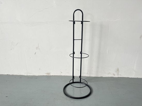 Ballenstandaard voor 3 Ballen – Staande Ballenhouder – Geschikt voor Voetbal, Basketbal & Volleybal – Metalen Ballenrek – Zwart