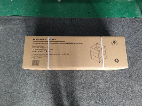 4gardenz® Plantenbak Metaal voor Buiten met Verhoogde Bodem