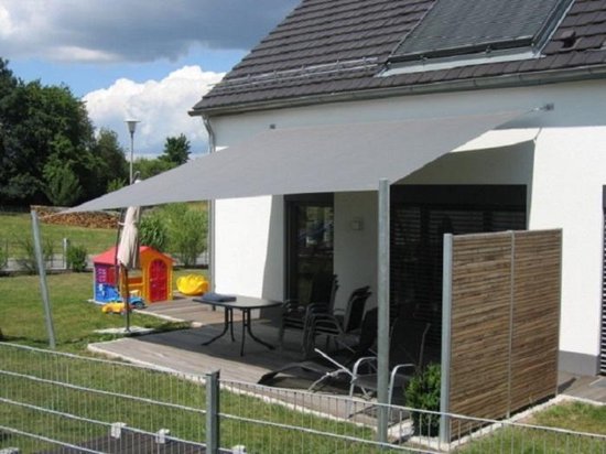 HanSe® Schaduwdoek Rechthoek Waterdoorlatend 5x7 m Zonnedoek