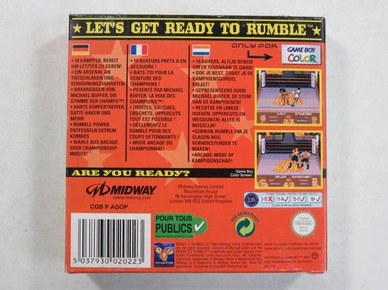 Ready 2 Rumble Boxing (Gameboy Color)