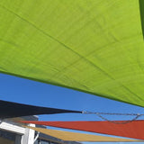 HanSe® Schaduwdoek Driehoek Waterdoorlatend m - zonnedoek Groen