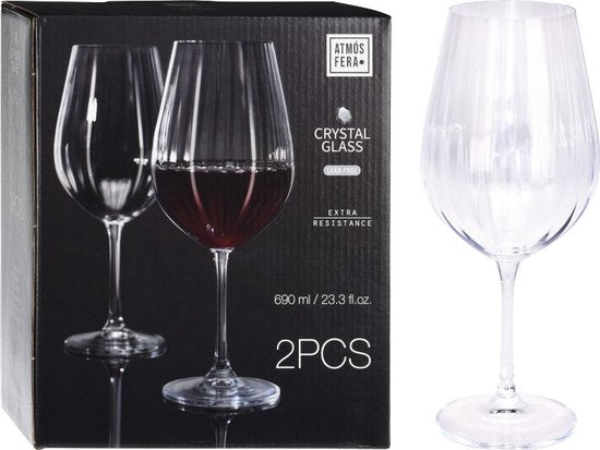 Wijnglas Kristal 2 stuks - 690ml
