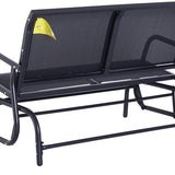 4goodz Tuinbank Schommelbank 2-Zits - max. 200 kg - Zwart