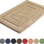 AKSA Home® Badmat 50x80 cm - Douchemat antislip - Badmat antislip - Badkamermat - Vloerkleed - Beige