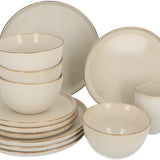 Servies 16 delig 4-persoons - Reactive Glaze
