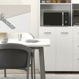 Tijdloze Keukenkast Voorraadkast Extra Groot 40x89x168 cm - Wit