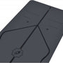 Liforme Compacte Travel Yogamat Grijs - (66 x 180 x 0,2 cm) 1,6 kg | Inclusief Draagtas | Lichtgewicht & Reisvriendelijk | Uitstekende Grip & Snel Drogend | Milieuvriendelijk Rubber | AlignForMe Markeringen | Geschikt voor Yoga Onderweg