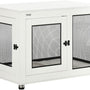Hondenbench hondenhok - kennel voor in de woonkamer - wit