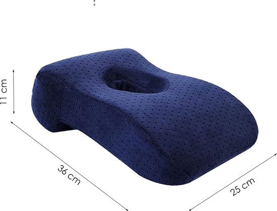 Gezichtskussen voor Massage - Blauw - Universeel - Massage Kussen - Massagekussen voor Kind en Volwassenen - Hoofdsteun Massagetafel