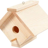 Vogelhuis, h: 13 cm, diepte 14,5 cm, 1 stuk, grenen