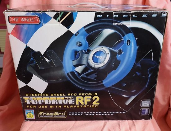 Logic 3, Topdrive Rf2 Wireless Steering Wheel Ps1 -