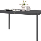 Tuintafel weerbestendig Aluminium - 145 x 90 x 74 cm - Donkergrijs