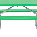 Lifetime® Kindertafel Opvouwbaar - Picknickset voor binnen en buiten - Groen