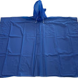 Regenponcho - Blauw - One size fits all - Fietsponcho - Wanderlponcho - Regenpak - Regenjas