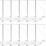Plankverdeler - 12 Stuks - Transparant - Acryl - Kledingkast Organizer - Plank Organizer - Boekenstandaard - Plank Verdeler