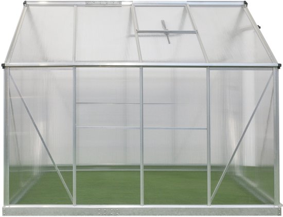 Westmann Aluminium kas Flora 68 - Zilver - 252x192x201cm