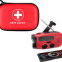 Bright Care® Compleet Noodpakket – Noodradio - Oplaadbare Radio met Powerbank & 104-delige EHBO Kit – Voor Thuis, Auto, Reizen en Outdoor