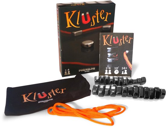 Kluster - Gezelschapsspel - Magnetenspel - 1 tot spelers - vanaf jaar