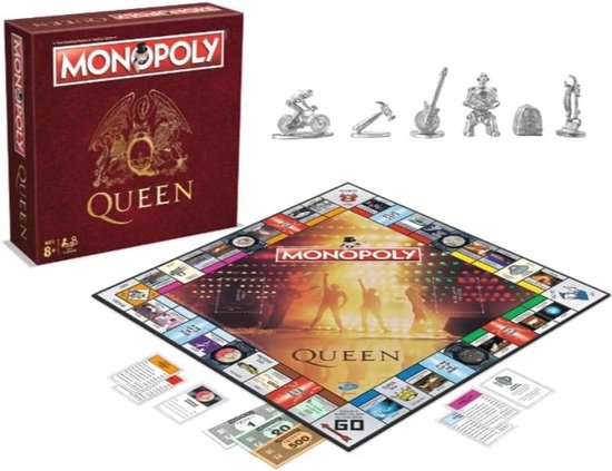 Monopoly Bordspel - Speciale Editie Gebaseerd op een Legendarische Rockband - Voor de Hele Familie