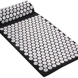 Spijkermat Set met Kussen - 64x44 cm - Zwart - Acupressuur Mat & Spijkerbed - Inclusief Acupunctuur Kussen - Shakti Massage Ervaring