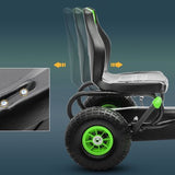 Skelter met Verstelbare Stoel, 5-12 Jaar - Rood+Zwart