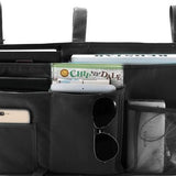 Bedside opslag zwart - Opbergzak voor naast bed - Bedside Pocket - Bed Organizer - 50,8 x 10,1 x 30,5 cm