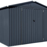 Spacemaker Gereedschapsschuur Metaal - 182x247x197 cm -Grijs