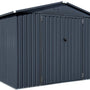 Spacemaker Gereedschapsschuur Metaal - 182x247x197 cm -Grijs
