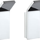 Luzzo® Piazzo Set van 2 Messing Handdoekhaken - chroom