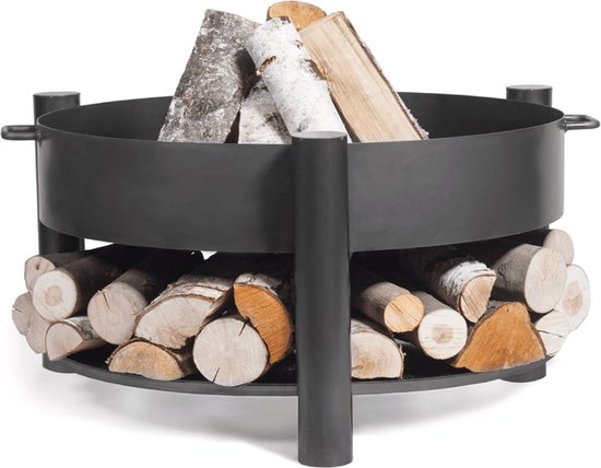 CookKing - Vuurschaal Ø - Vuurschaal BBQ - Staal - Zwart