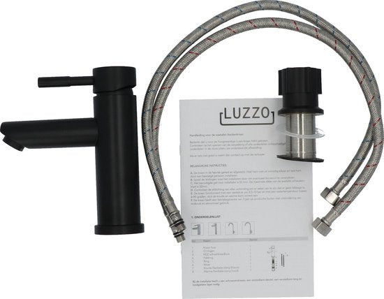 Luzzo® Como - RVS Wastafelkraan Laag