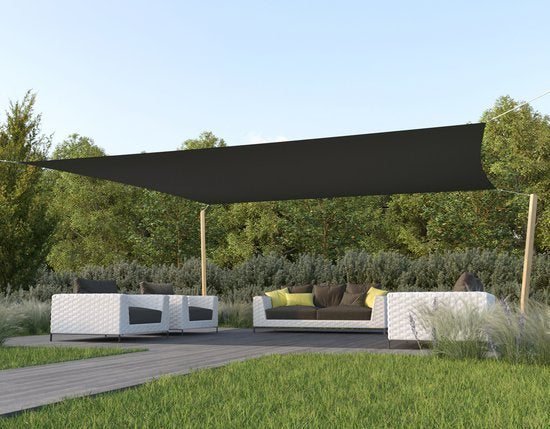 HanSe® Schaduwdoek Vierkant Waterdoorlatend m - zonnedoek