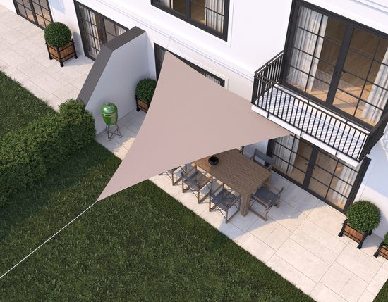 HanSe® Schaduwdoek Driehoek Gelijkbenig Waterdoorlatend 4x4x5,8 m