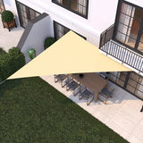 HanSe® Schaduwdoek Driehoek 90° Waterdoorlatend 3x4x5 m