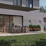 HanSe® Schaduwdoek Rechthoek Waterdoorlatend 3x5 m Zonnedoek