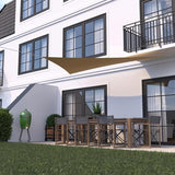 HanSe® Schaduwdoek Driehoek Gelijkbenig Waterafstotend 5x7x7 m