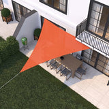 HanSe® Schaduwdoek Driehoek Waterdoorlatend m - zonnedoek Terra