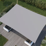 HanSe® Schaduwdoek Rechthoek Waterdoorlatend 6x8 m - zonnedoek