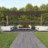 HanSe® Schaduwdoek Vierkant Waterdoorlatend 5x5 m Zonnedoek