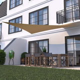 HanSe® Schaduwdoek Driehoek Gelijkbenig Waterafstotend 3,5x3,5x4,95 m