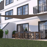 HanSe® Schaduwdoek Driehoek 90° Waterdoorlatend 4x5x6,8 m