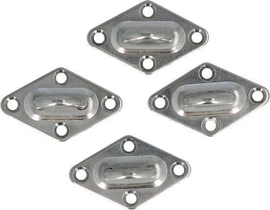 4gardenz® RVS Schaduwdoek/zonnedoek Montage set 6 mm