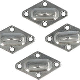 4gardenz® RVS Schaduwdoek/zonnedoek Montage set 6 mm