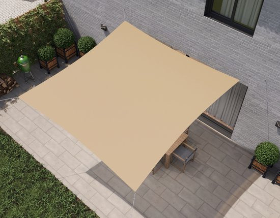 HanSe® Schaduwdoek Vierkant Waterdoorlatend m