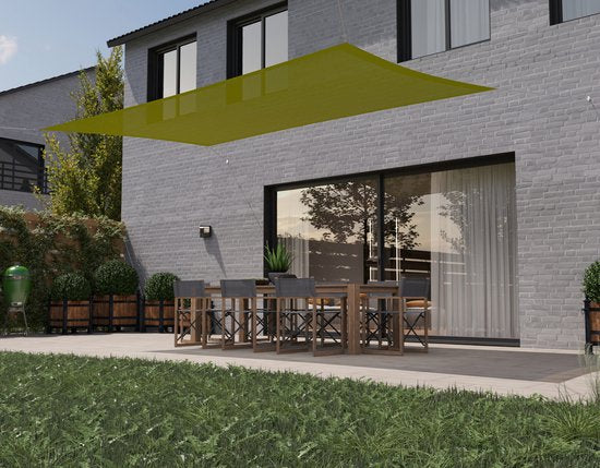 HanSe® Schaduwdoek Rechthoek Waterdoorlatend 1,5x2 m