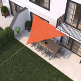 HanSe® Schaduwdoek Driehoek Waterdoorlatend 3x3x3 m