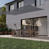 hanSe® Schaduwdoek Rechthoek Waterdoorlatend 3x4 m Lichtgrijs