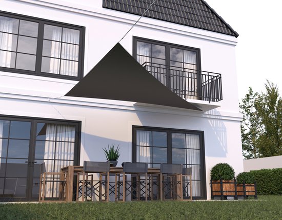 HanSe® Schaduwdoek Driehoek Waterdoorlatend m - zonnedoek