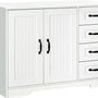 4goodz Buffetkast met 4 Laden 40x105x76 cm - Wit