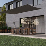 HanSe® Schaduwdoek Rechthoek Waterdoorlatend 3x5 m Zonnedoek